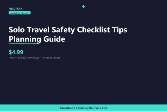 Solo Travel Safety Checklist Tips Planning Guide