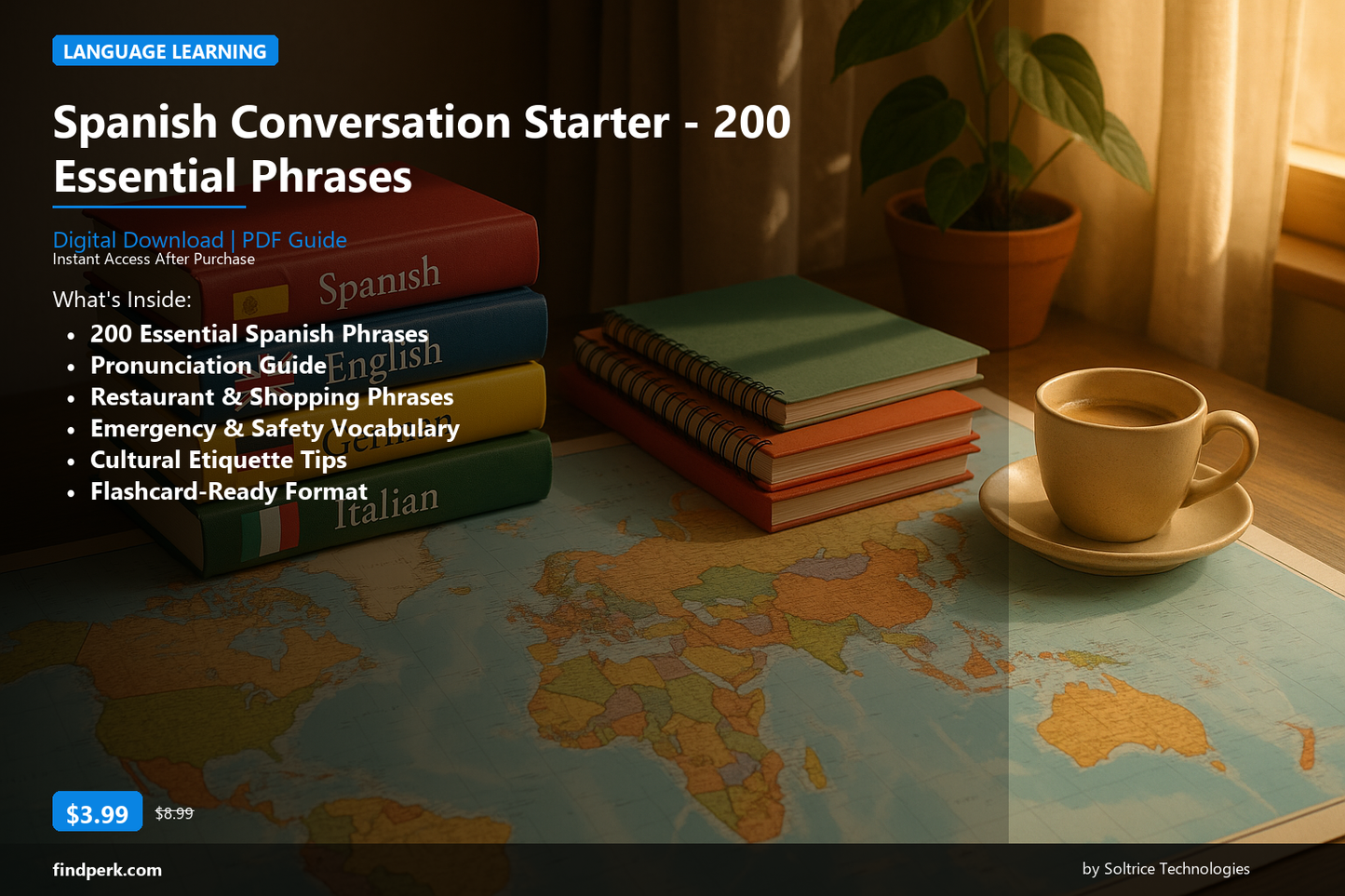 Spanish Conversation Starter - 200 Essential Phrases