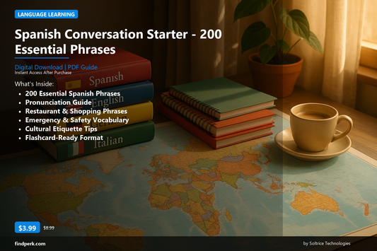 Spanish Conversation Starter - 200 Essential Phrases
