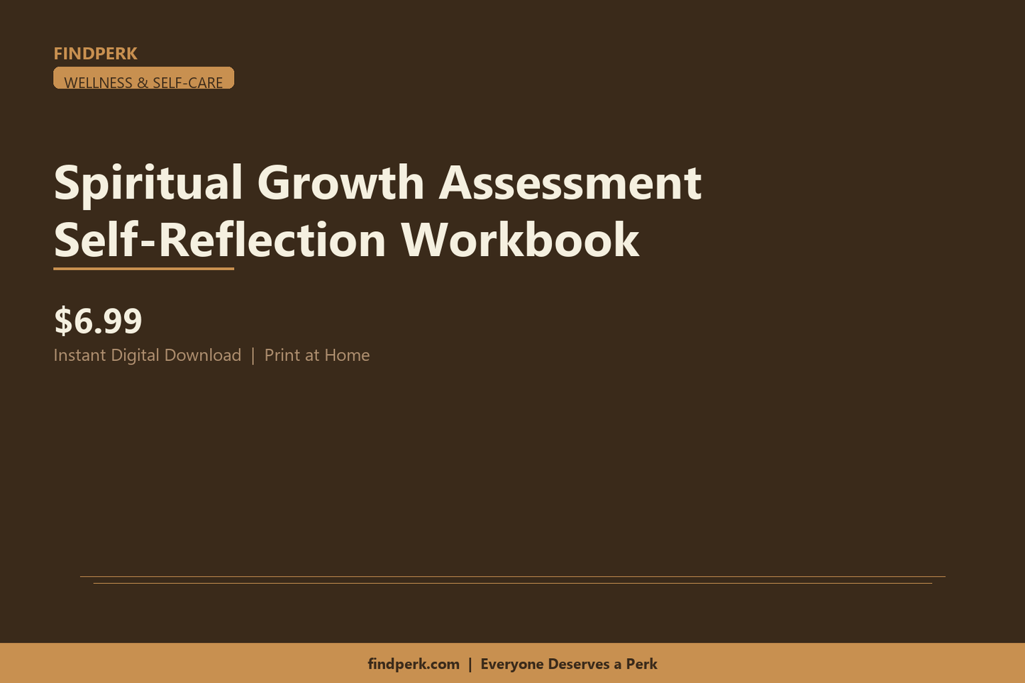 Spiritual Growth Assessment Self-Reflection Workbook