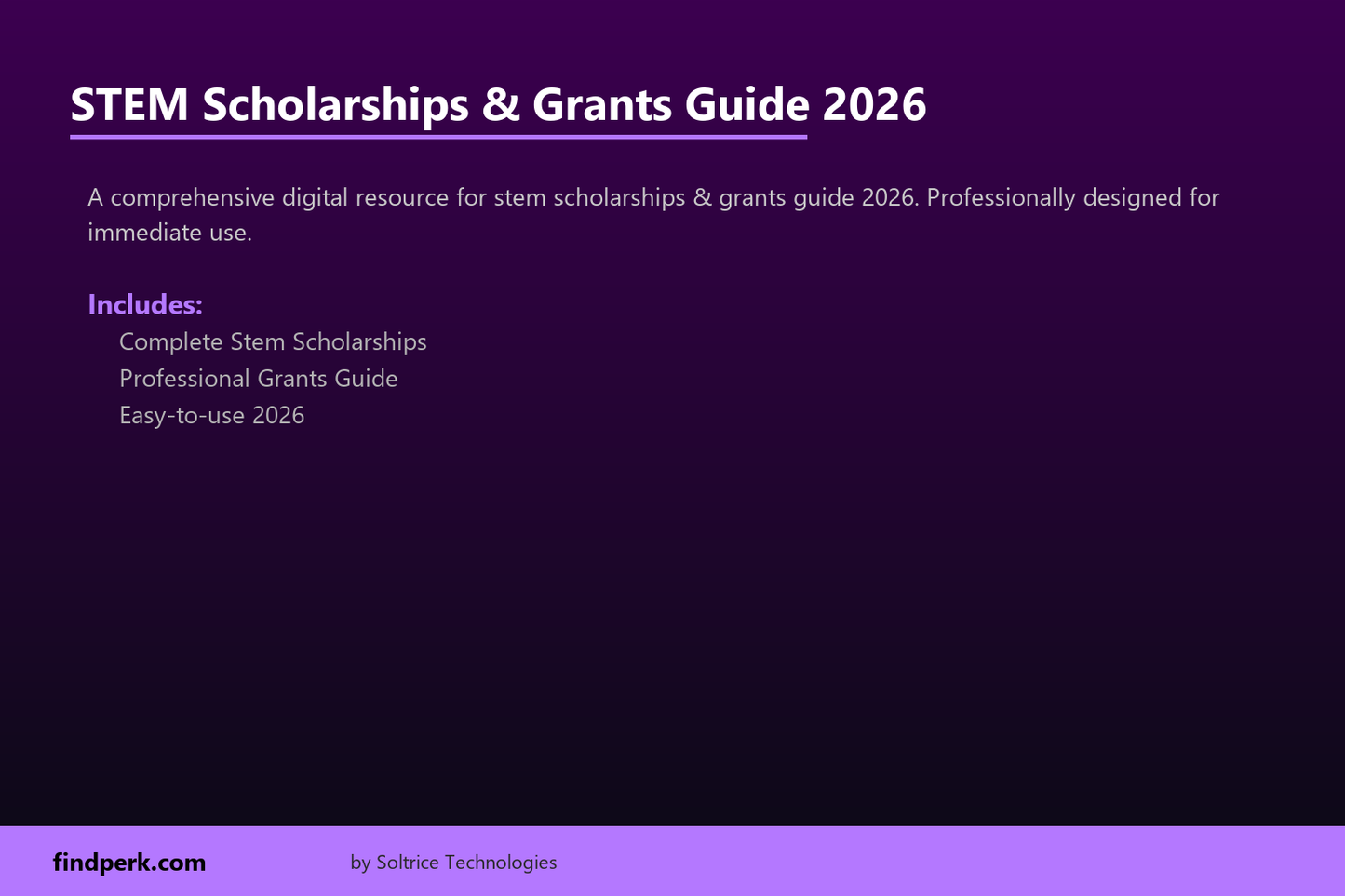 STEM Scholarships & Grants Guide 2026