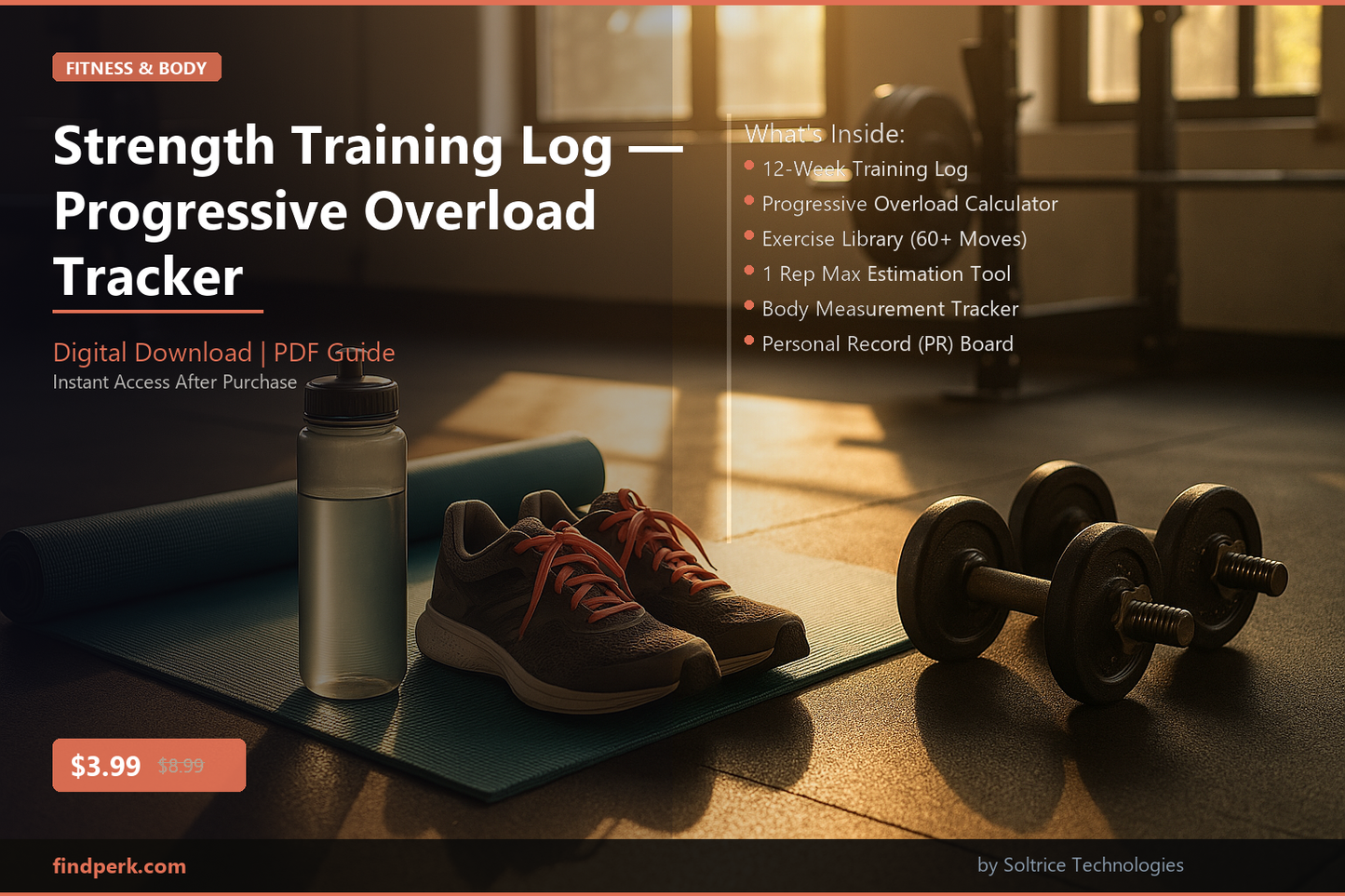 Strength Training Log — Progressive Overload Tracker