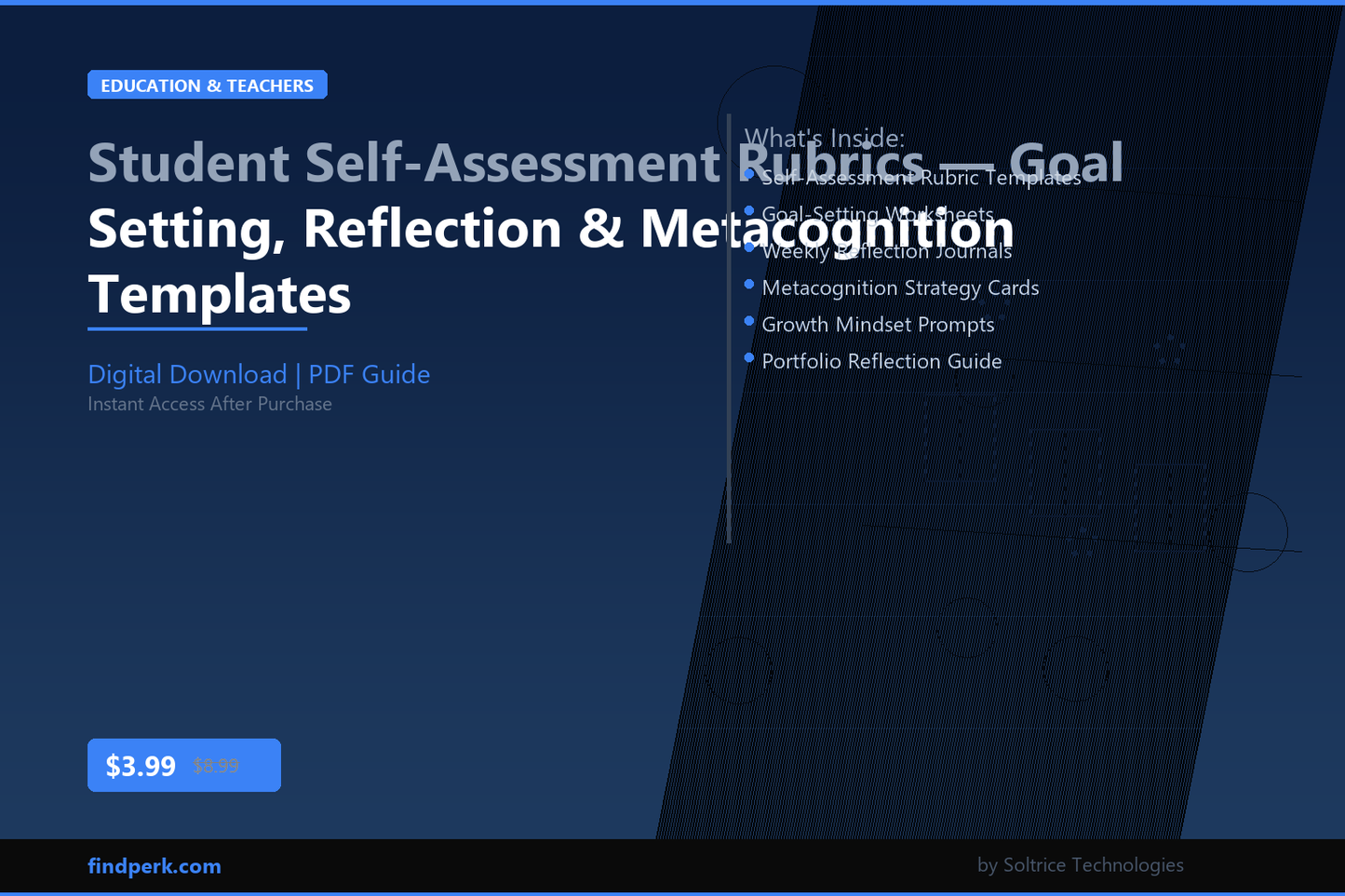 Student Self-Assessment Rubrics — Goal Setting, Reflection & Metacognition Templates