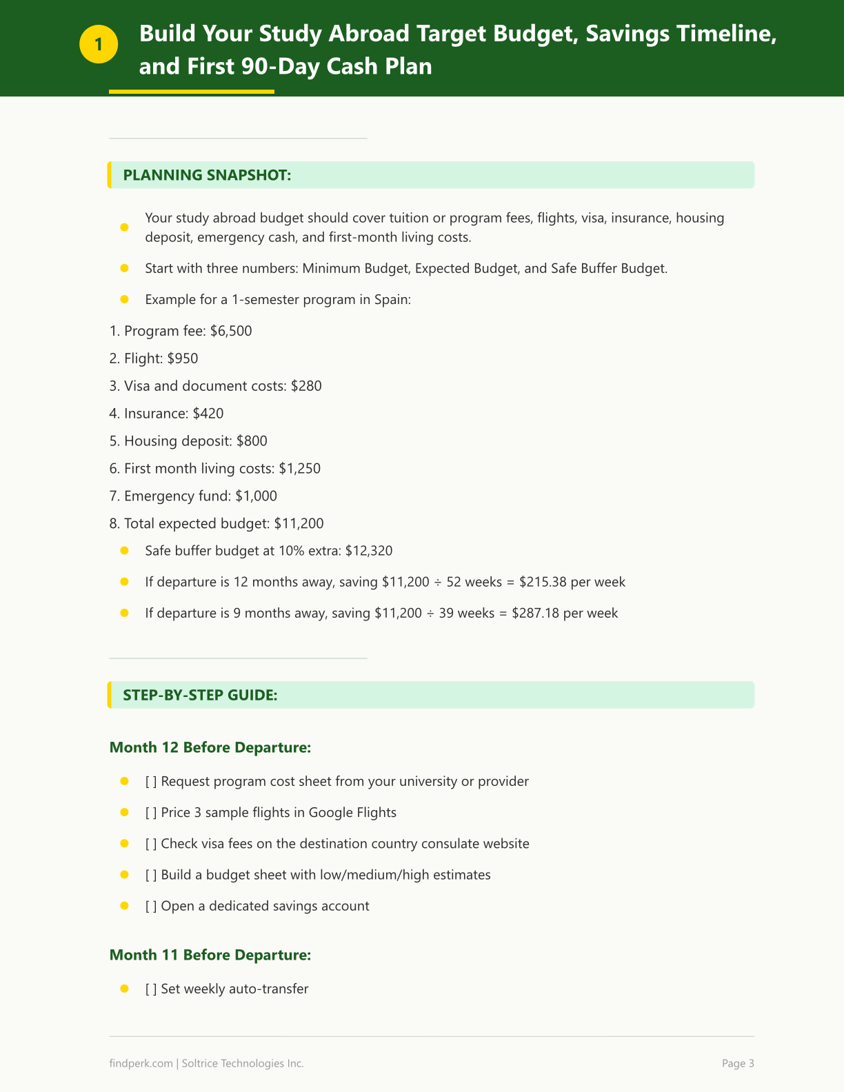 Study Abroad Planning Checklist and Budget Tracker - Complete Preparation Guide — Printable Worksheet, Fill In & Track