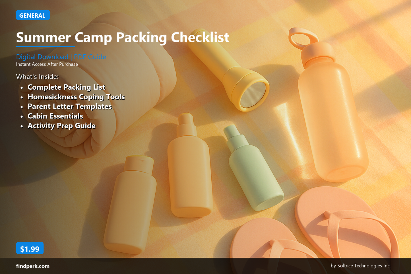 Summer Camp Packing Checklist with Homesickness Coping Letter Templates for Parents