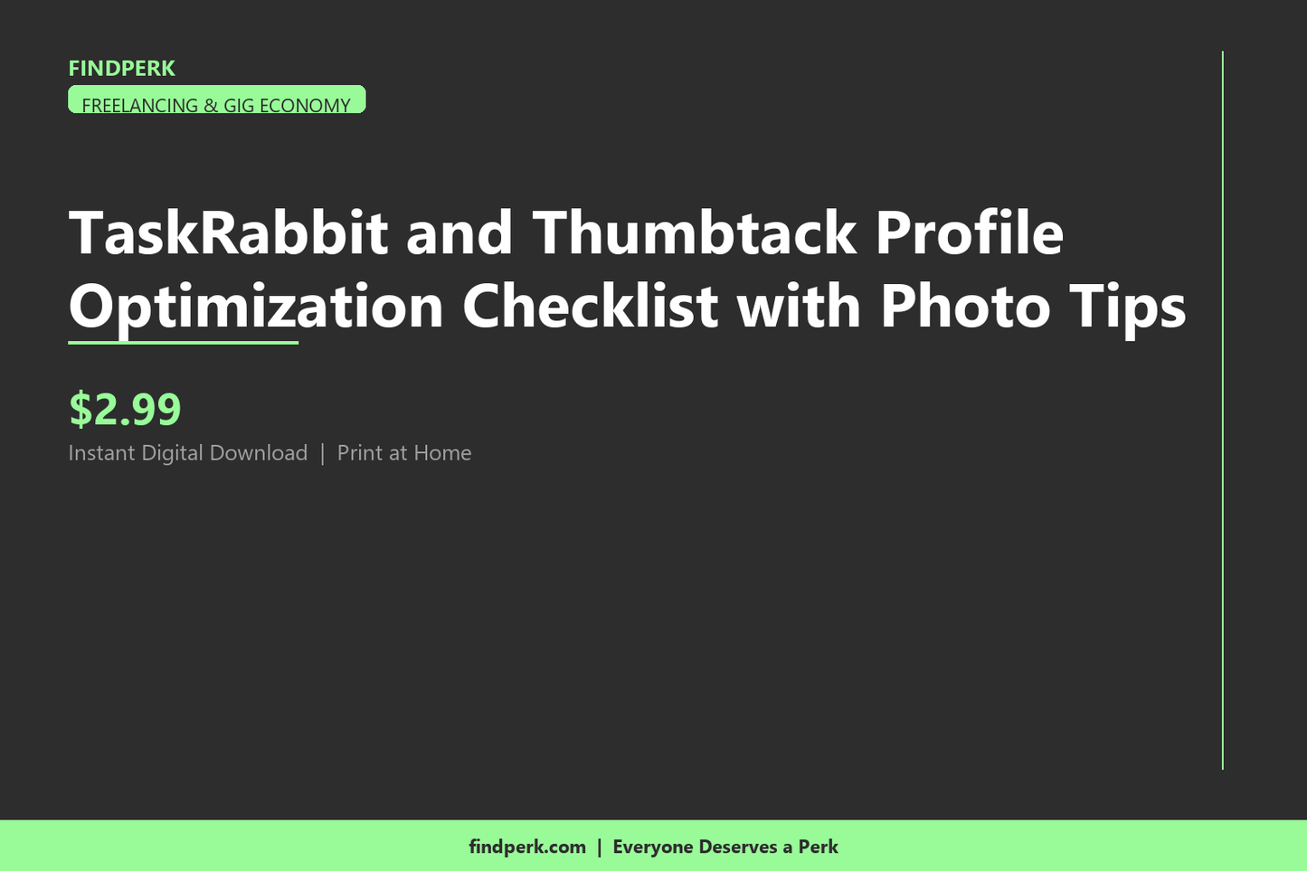 TaskRabbit and Thumbtack Profile Optimization Checklist with Photo Tips