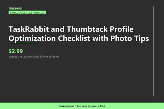 TaskRabbit and Thumbtack Profile Optimization Checklist with Photo Tips