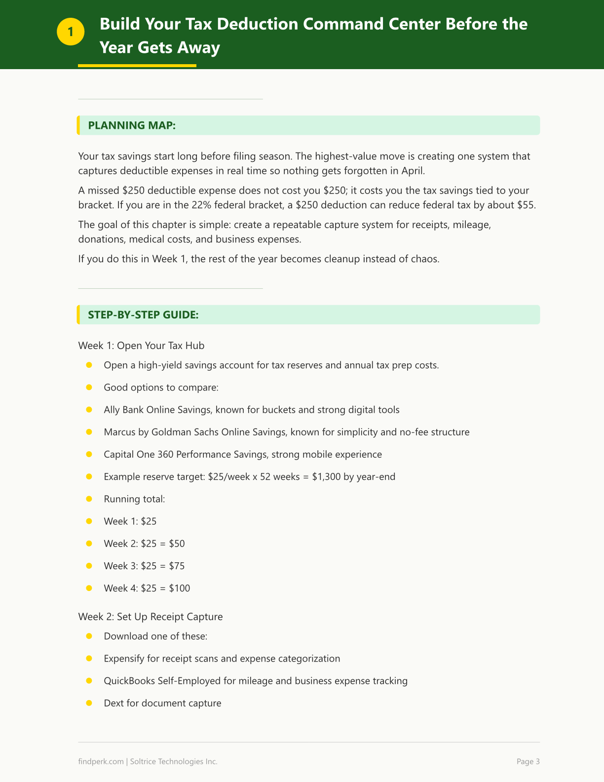 Tax Deduction Checklist - Don't Leave Money on the Table