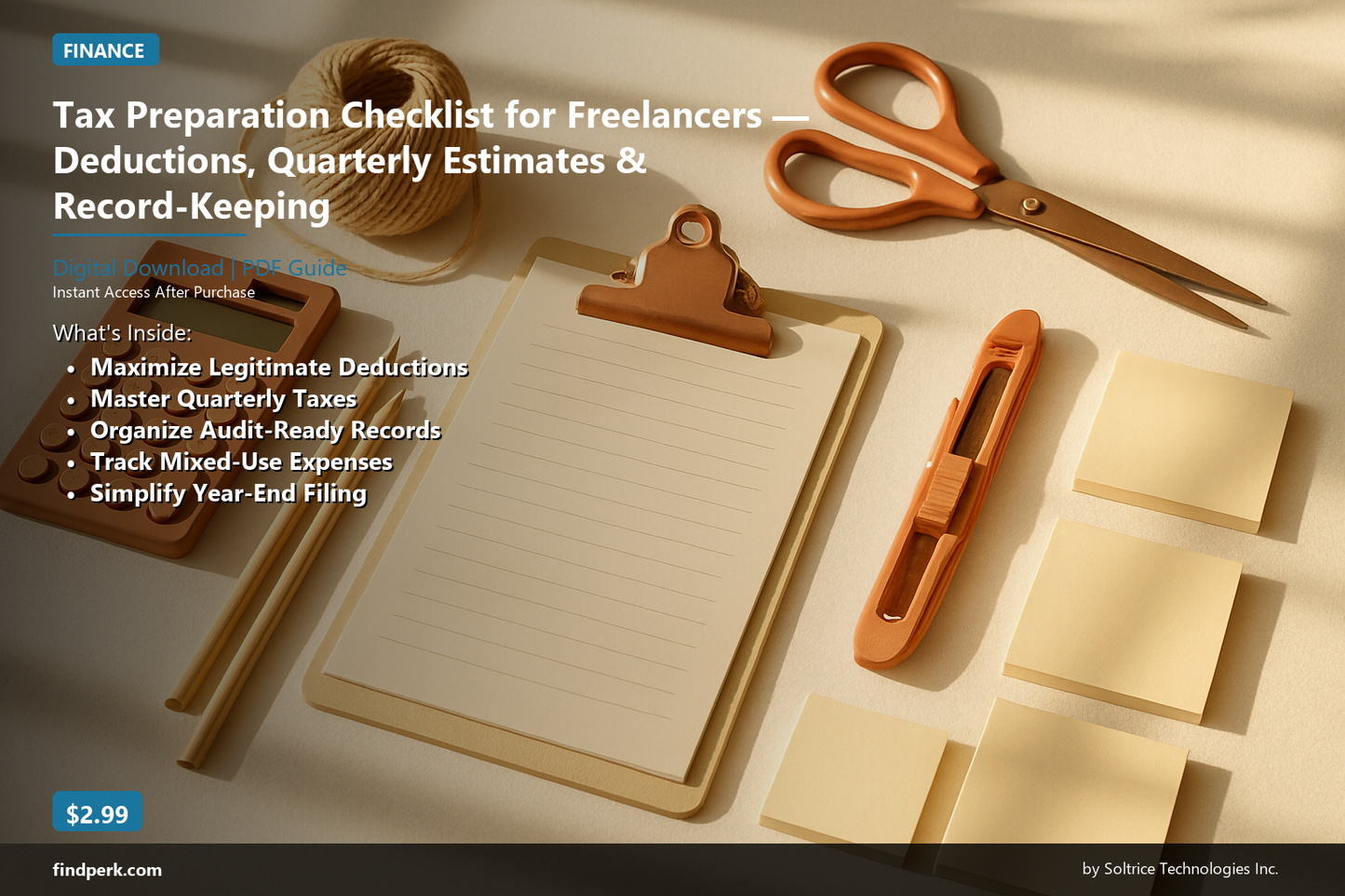 Tax Preparation Checklist for Freelancers — Deductions, Quarterly Estimates & Record-Keeping