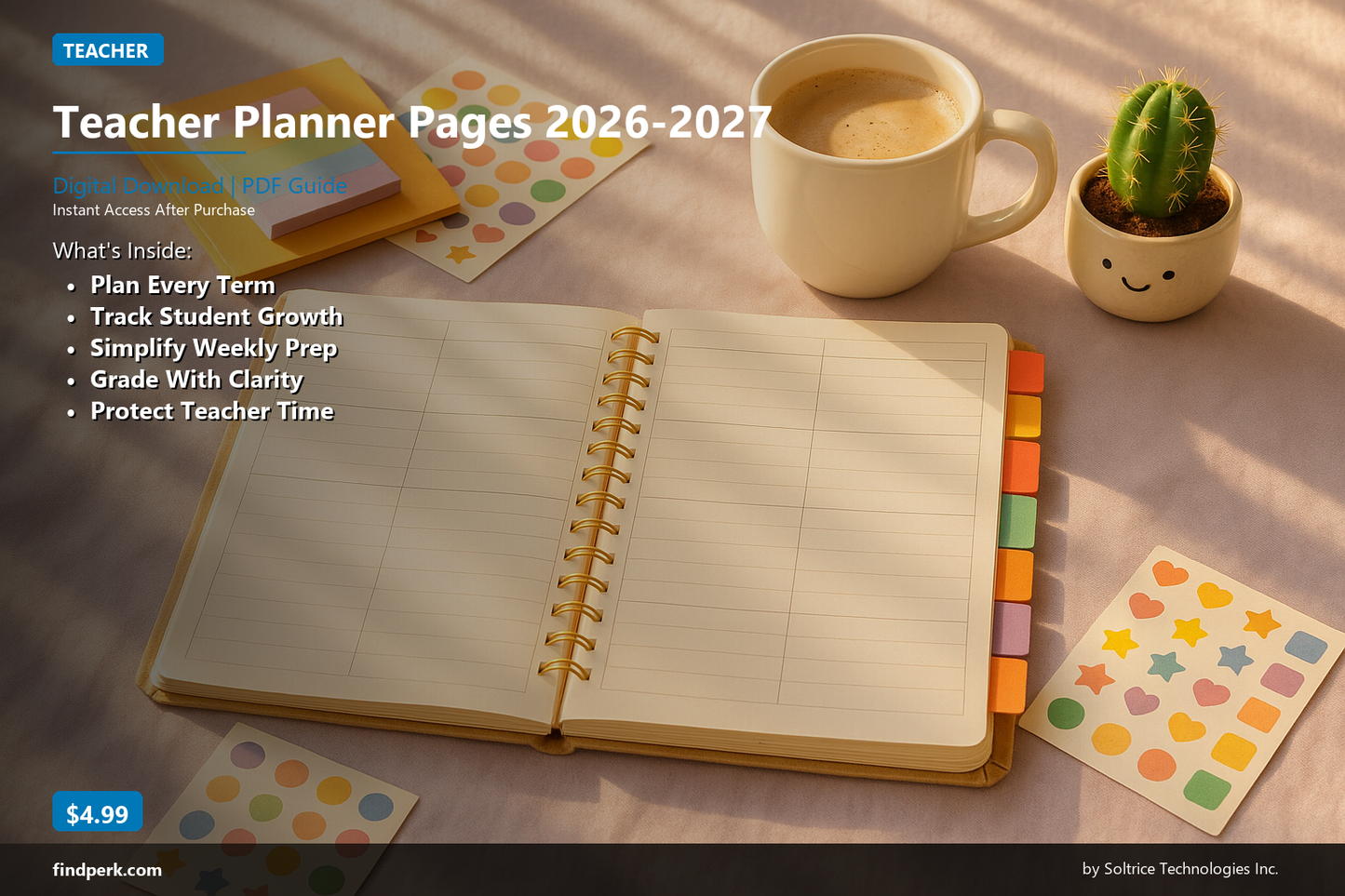 Teacher Planner Pages 2026-2027