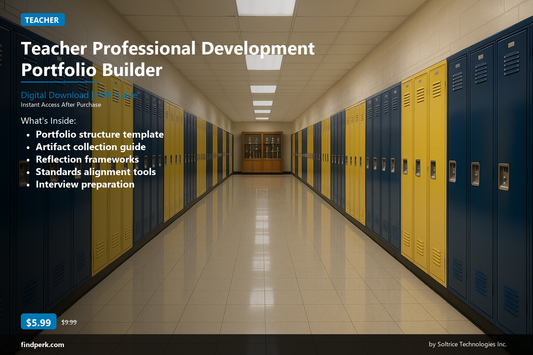 Teacher Professional Development Portfolio Builder