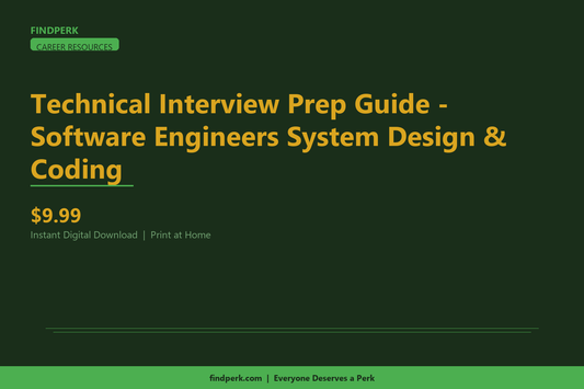 Technical Interview Prep Guide - Software Engineers System Design & Coding