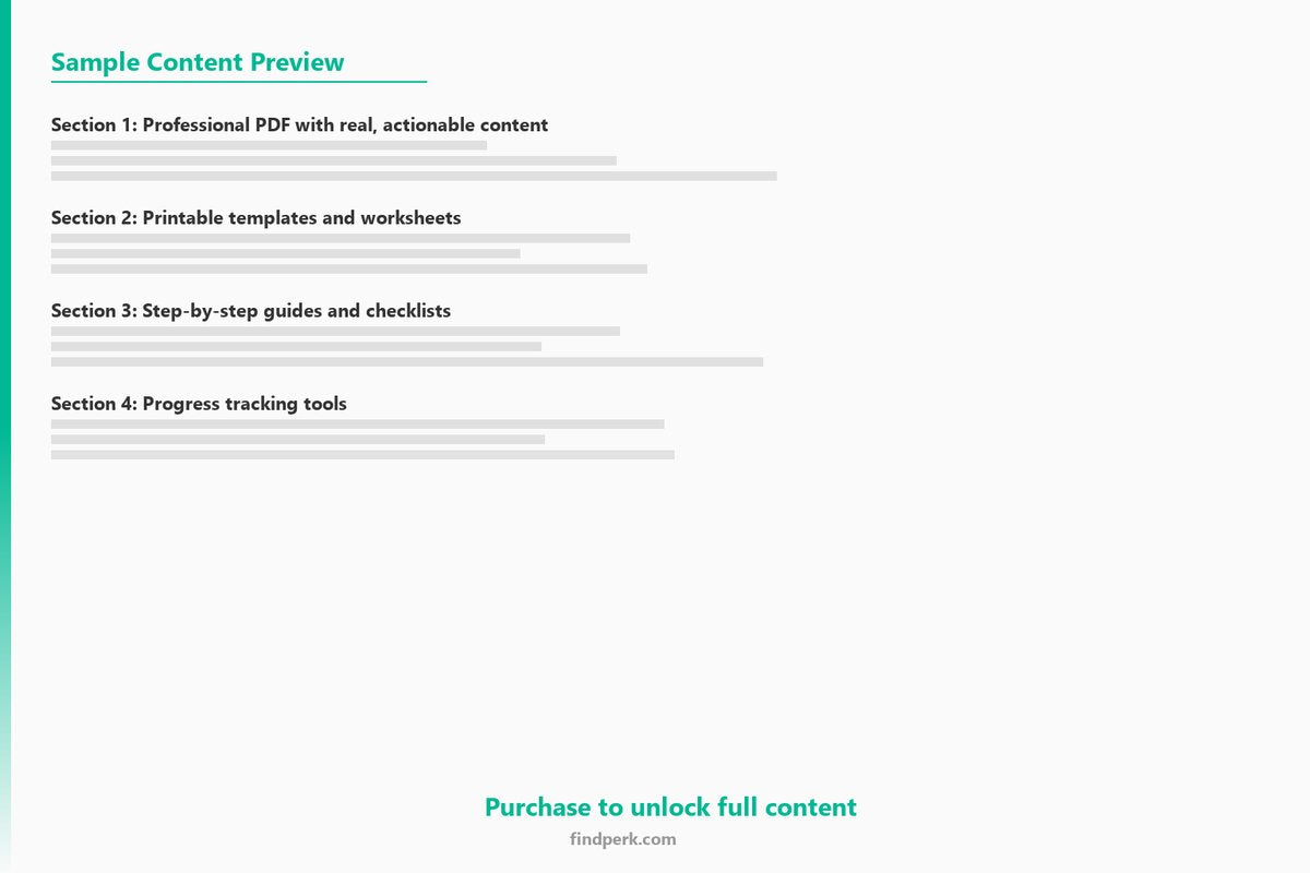 Tenant Screening Checklist and Application Scoring Matrix for Landlords - Content Preview