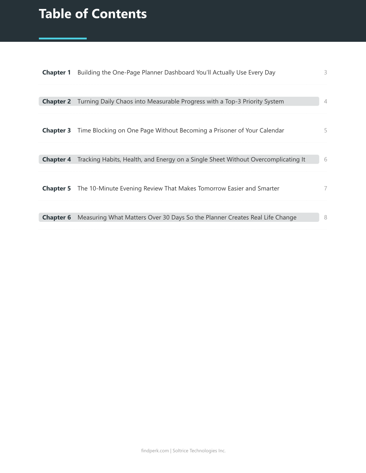 The 1-Page Daily Planner That Changed My Life