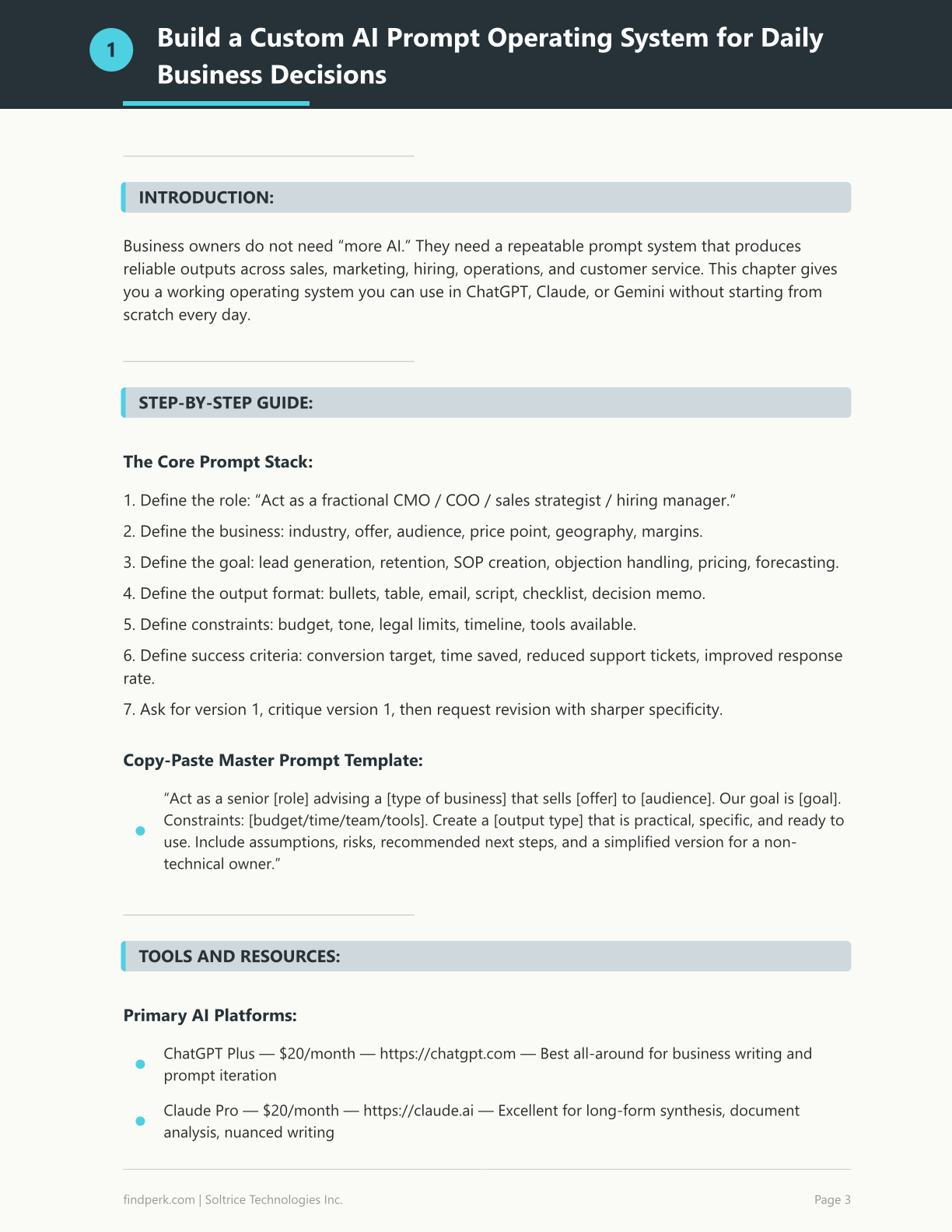 The AI Prompt Pack for Business Owners - 120 Copy-Paste Prompts