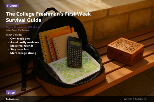The College Freshman's First Week Survival Guide