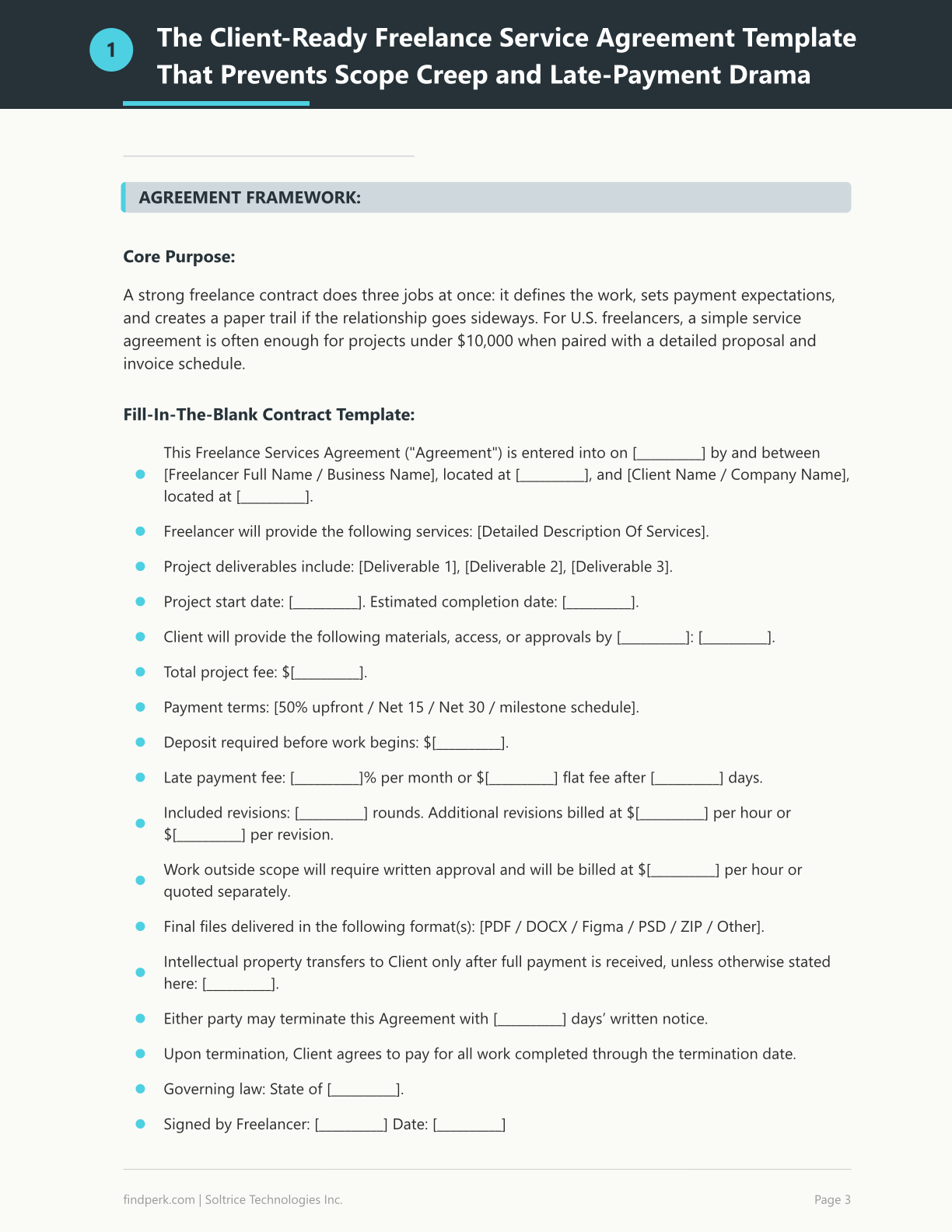 The Freelancer's Invoice + Contract Template Pack