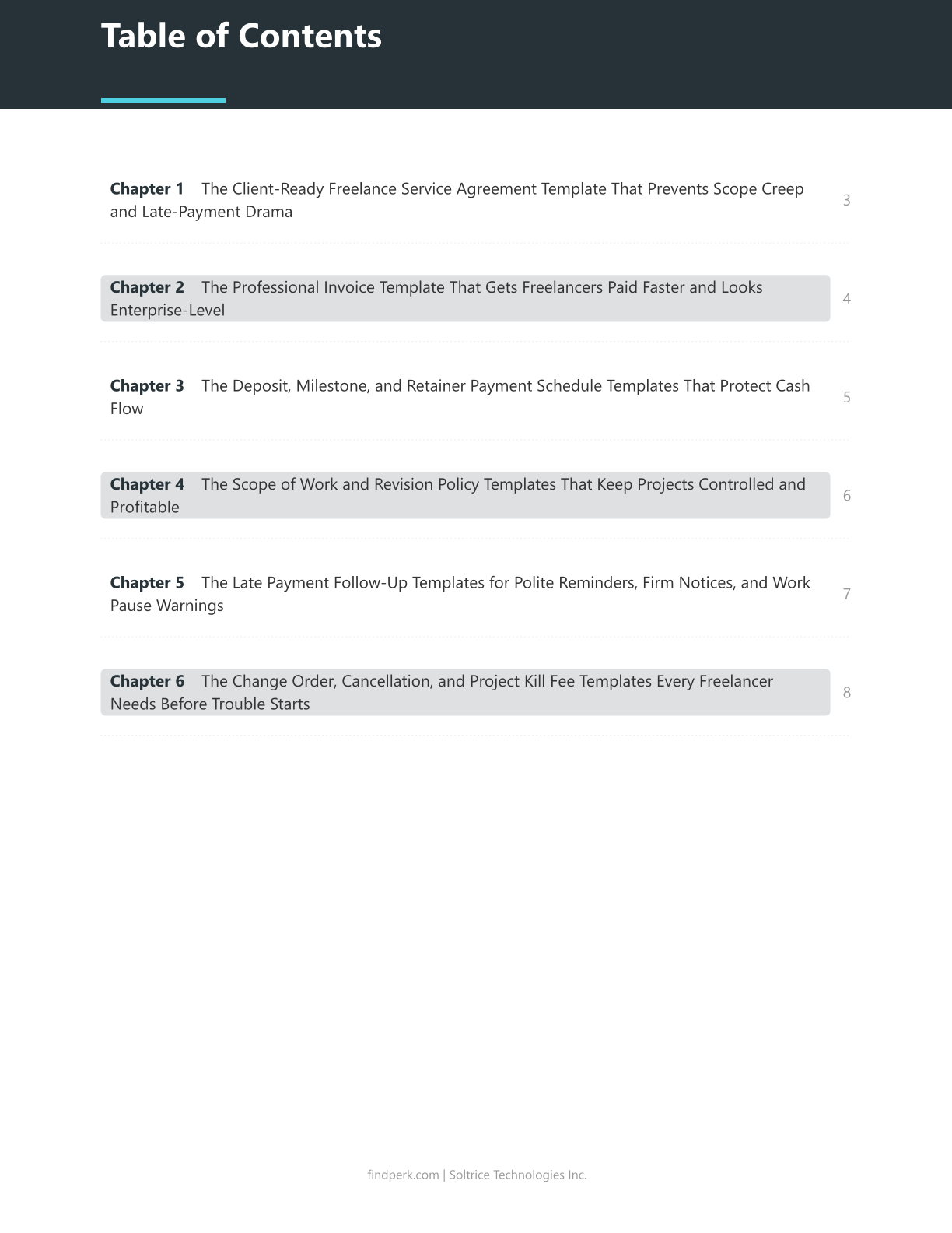 The Freelancer's Invoice + Contract Template Pack