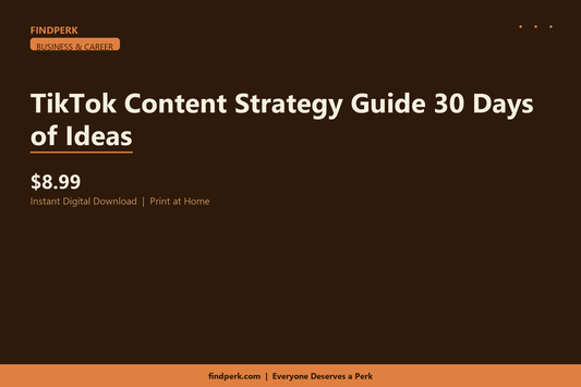 TikTok Content Strategy Guide 30 Days of Ideas