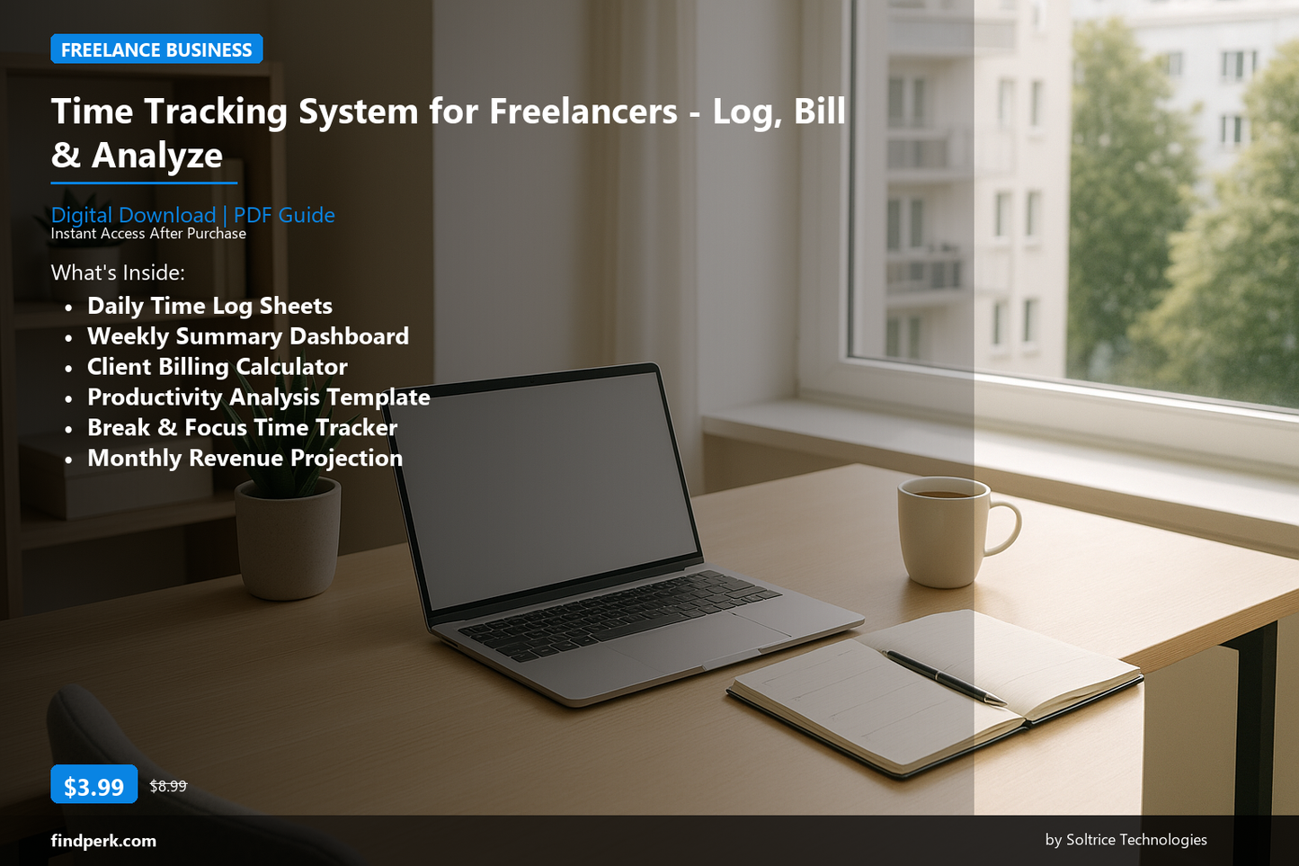 Time Tracking System for Freelancers - Log, Bill & Analyze