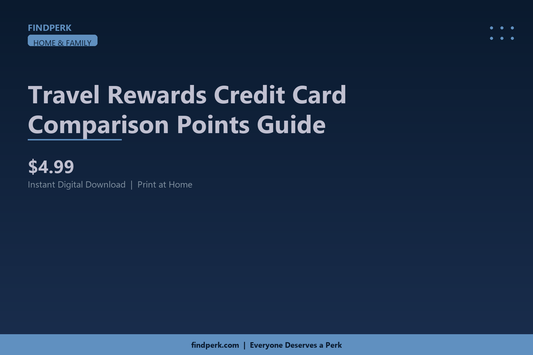 Travel Rewards Credit Card Comparison Points Guide