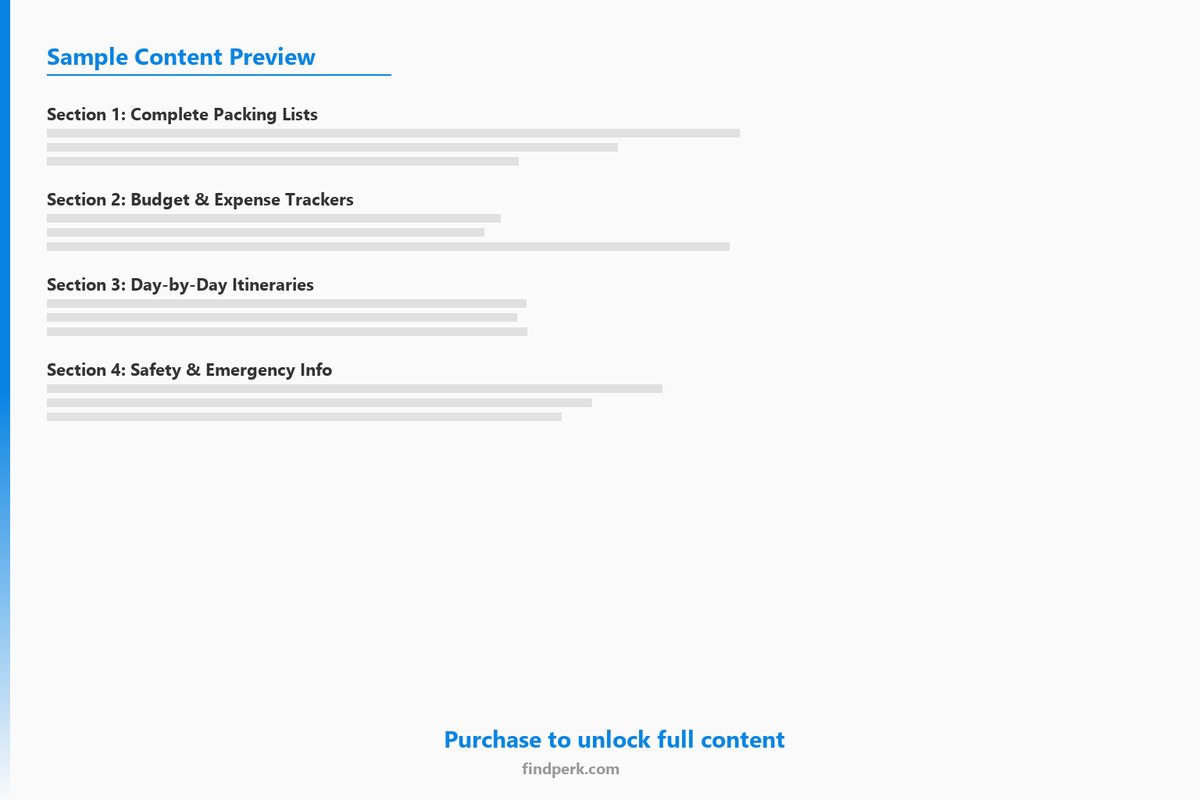 Travel Journal Prompted Pages Memory Keeper Pages - Content Preview