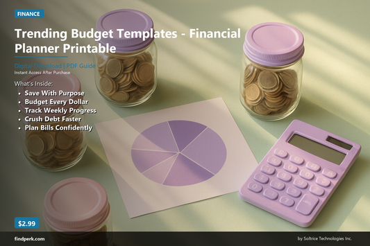 Trending Budget Templates — Financial Planner Printable