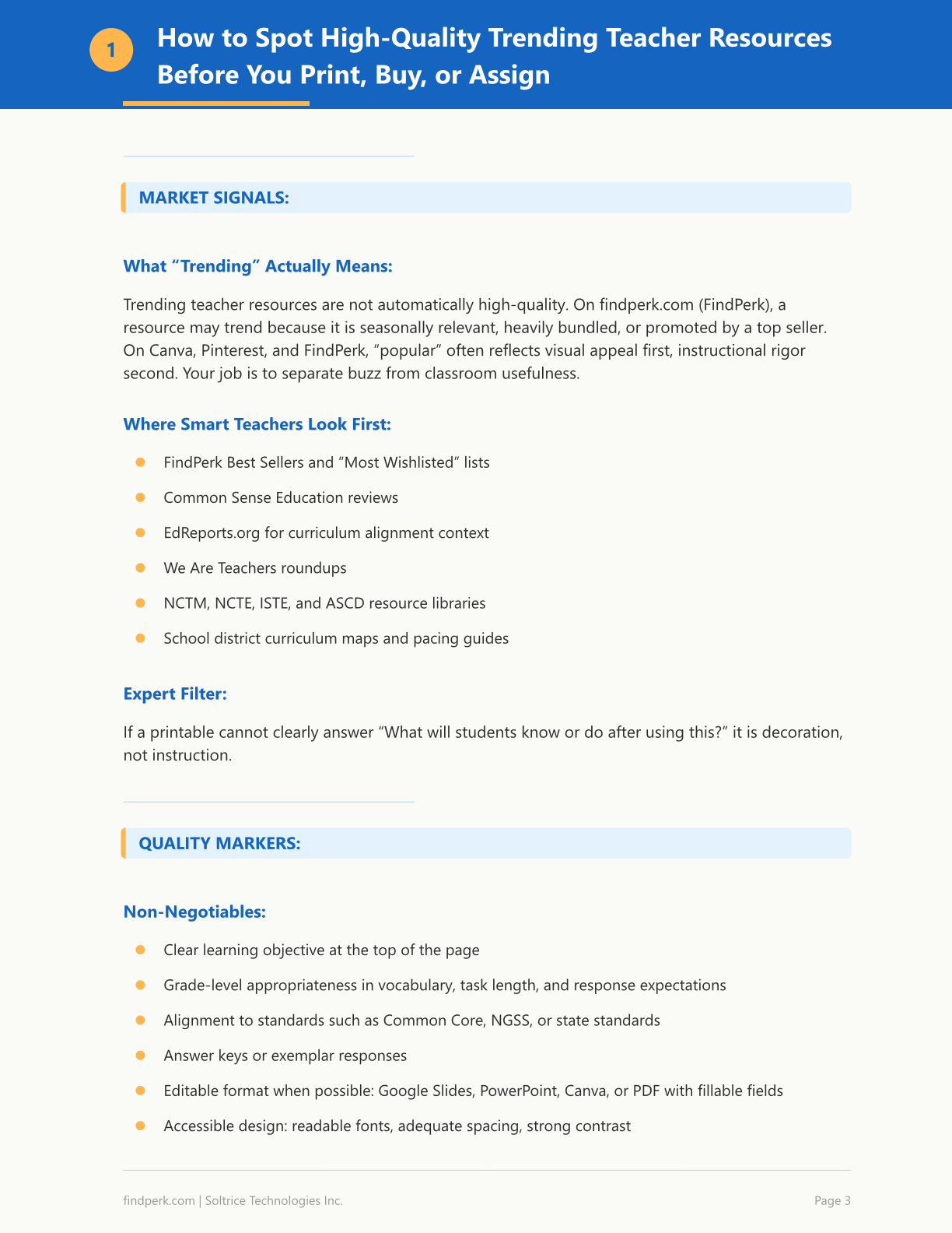 Trending Teacher Resources — Printable Classroom Resource