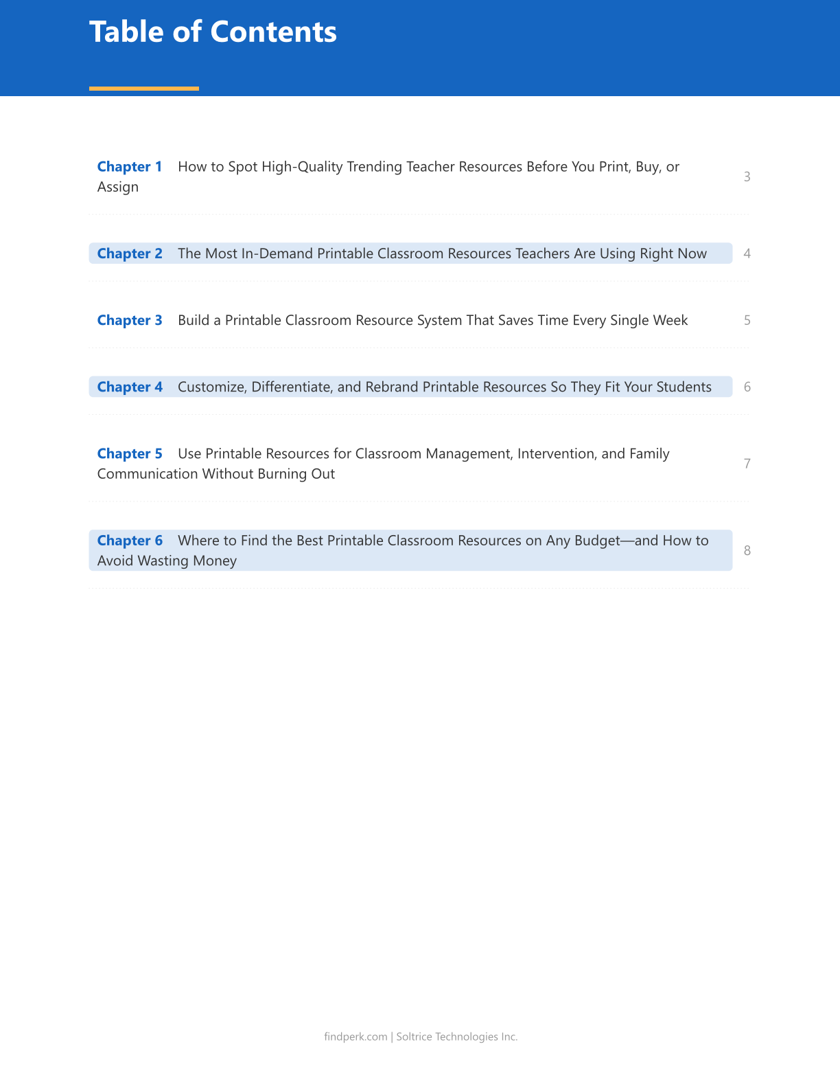 Trending Teacher Resources — Printable Classroom Resource