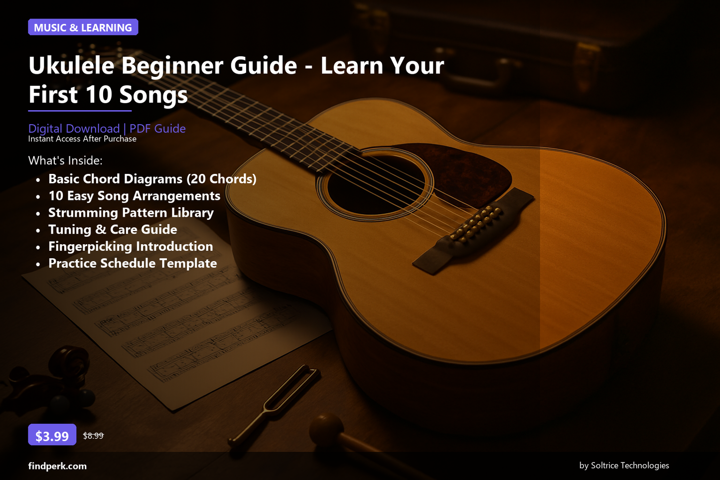 Ukulele Beginner Guide - Learn Your First 10 Songs