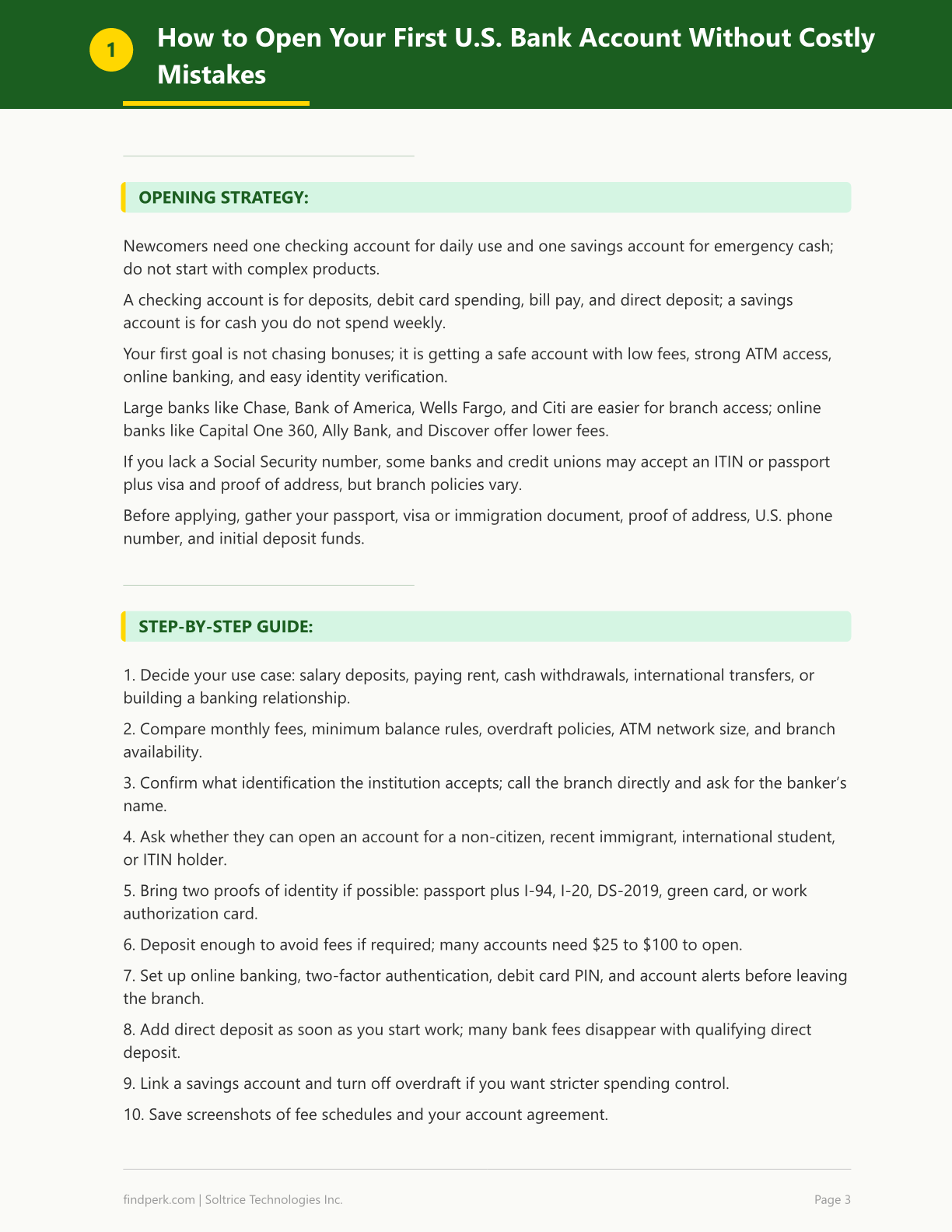 US Banking and Credit System Guide for Newcomers