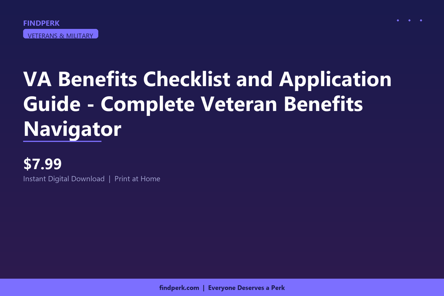 VA Benefits Checklist and Application Guide - Complete Veteran Benefits Navigator