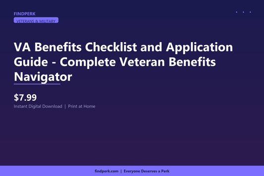 VA Benefits Checklist and Application Guide - Complete Veteran Benefits Navigator