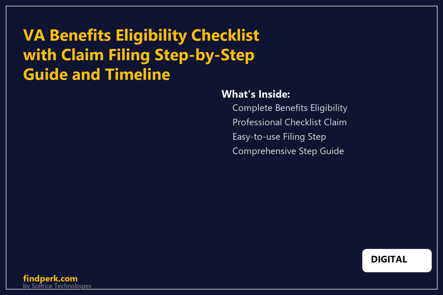 VA Benefits Eligibility Checklist with Claim Filing Step-by-Step Guide and Timeline