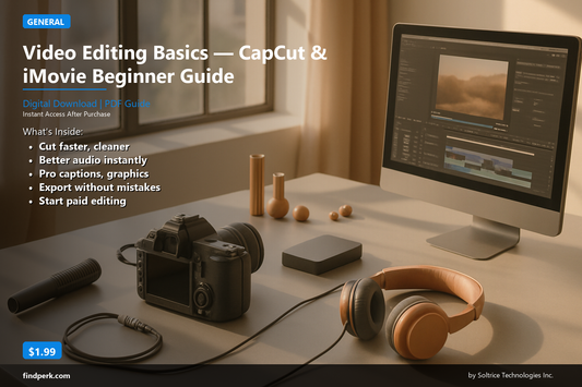 Video Editing Basics — CapCut & iMovie Beginner Guide