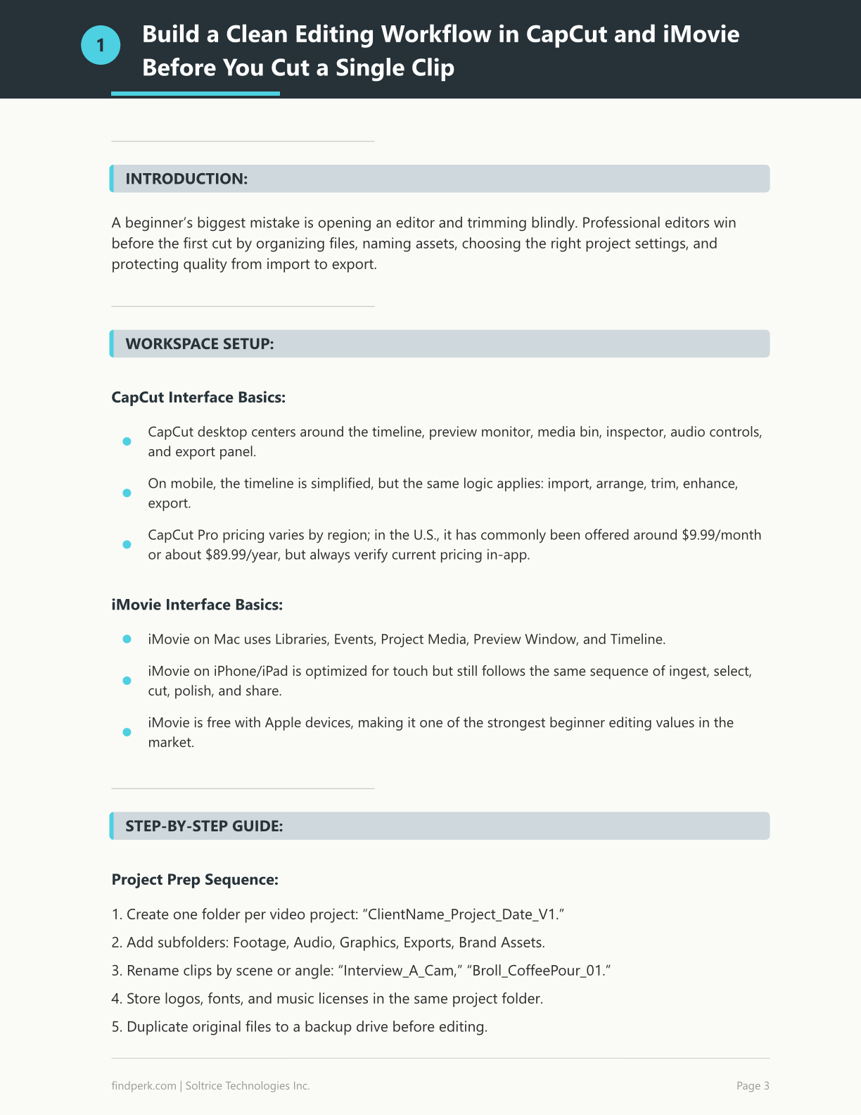 Video Editing Basics — CapCut & iMovie Beginner Guide