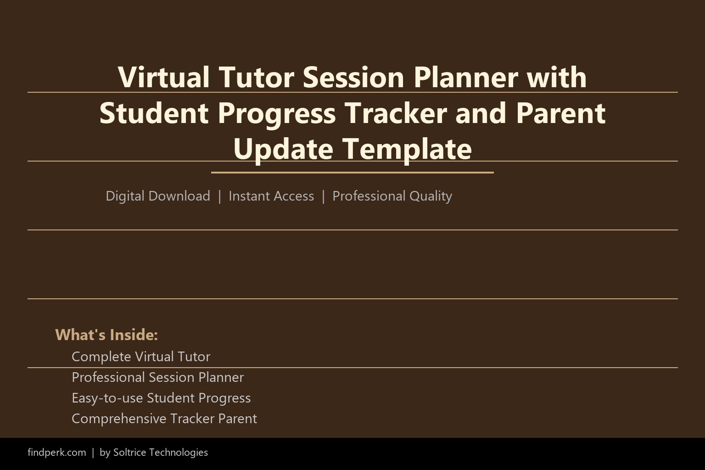 Virtual Tutor Session Planner with Student Progress Tracker and Parent Update Template