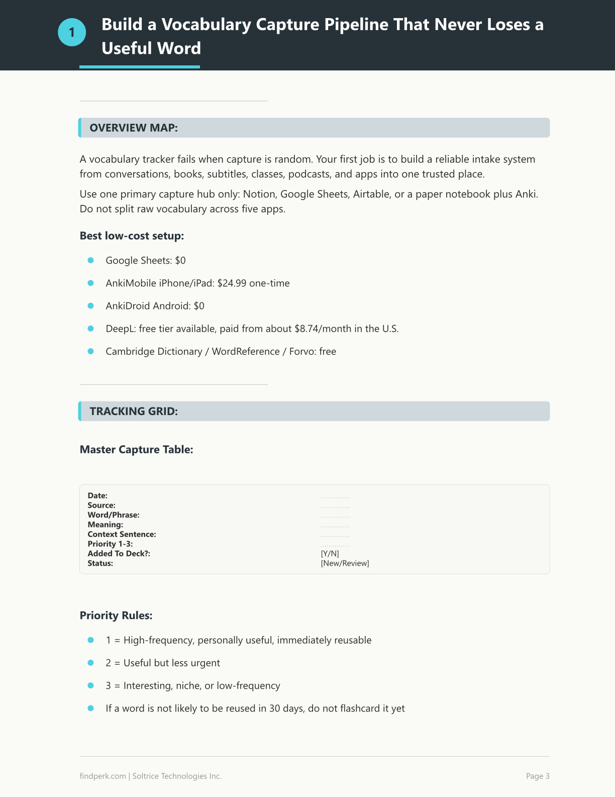 Vocabulary Tracker - Flashcard System for Any Language