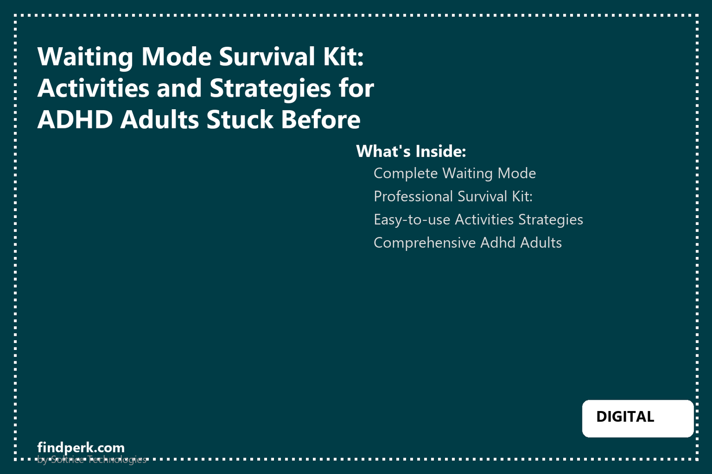 Waiting Mode Survival Kit: Activities and Strategies for ADHD Adults Stuck Before Appointments