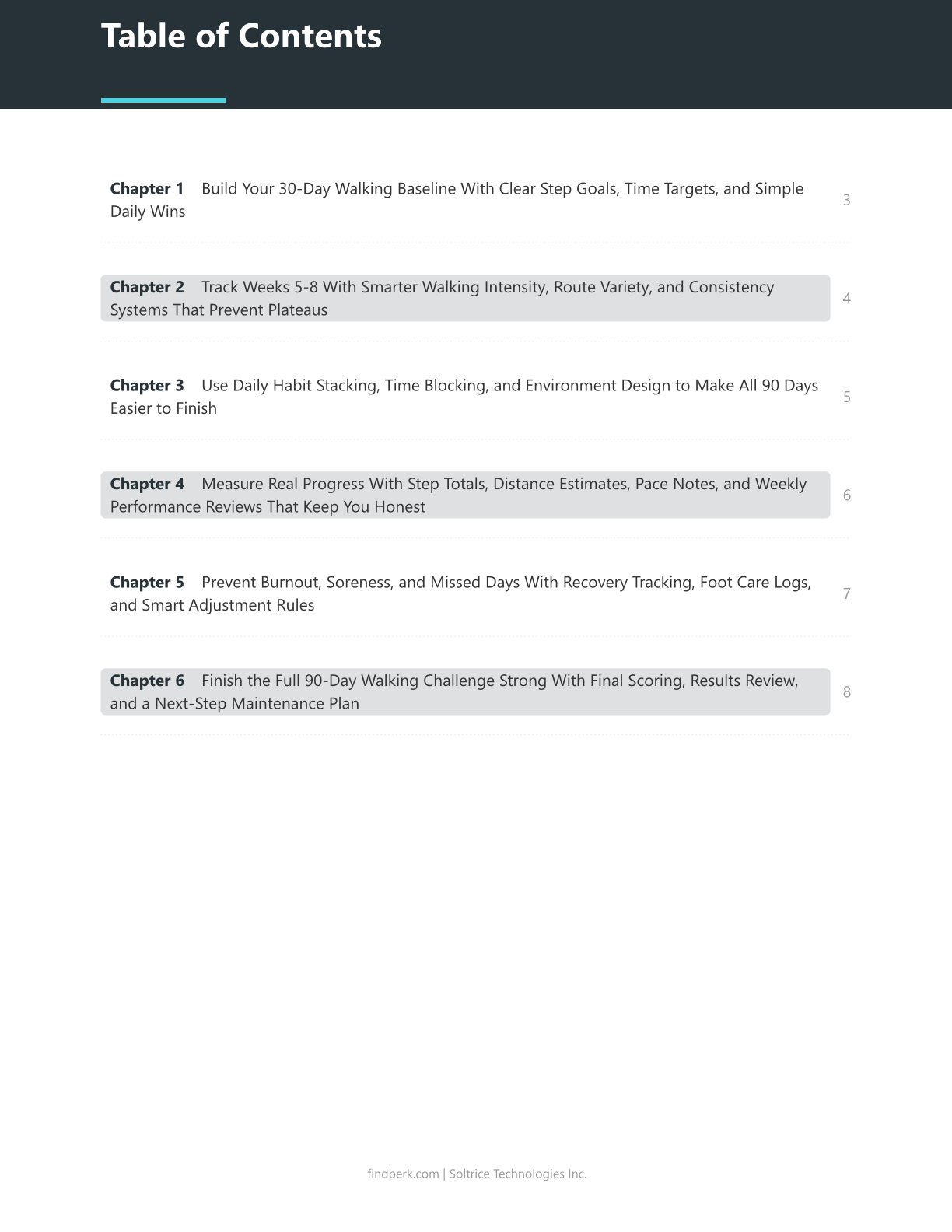 Walking Challenge Tracker - 30/60/90 Day Printable with Daily Step Goals