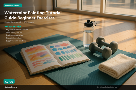 Watercolor Painting Tutorial Guide Beginner Exercises