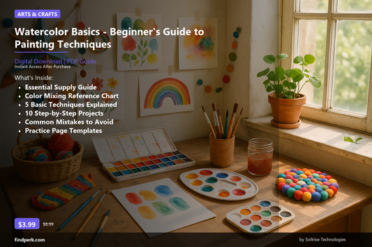 Watercolor Basics - Beginner's Guide to Painting Techniques