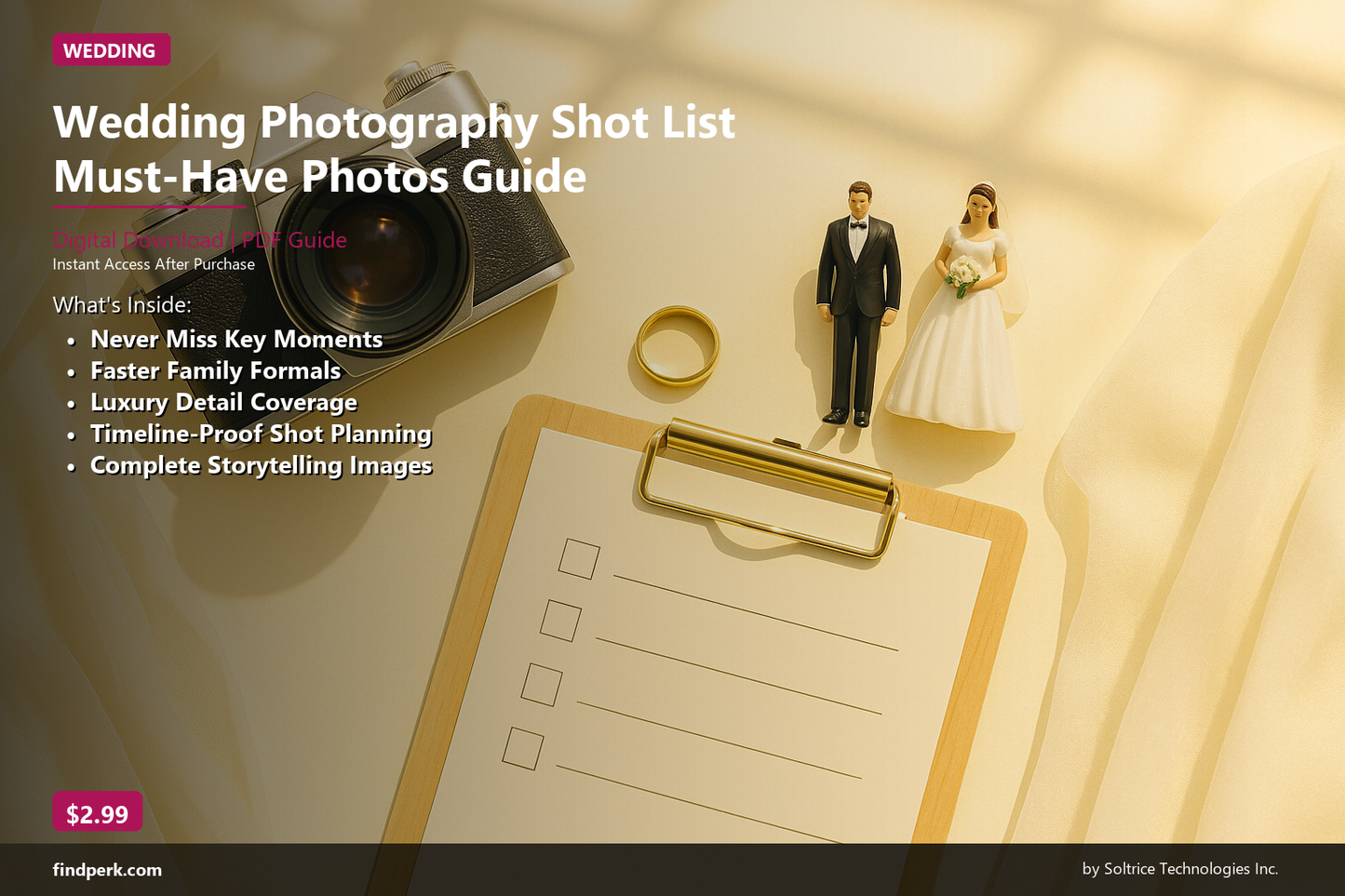Wedding Photography Shot List Must-Have Photos Guide