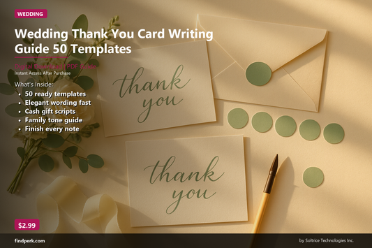 Wedding Thank You Card Writing Guide 50 Templates