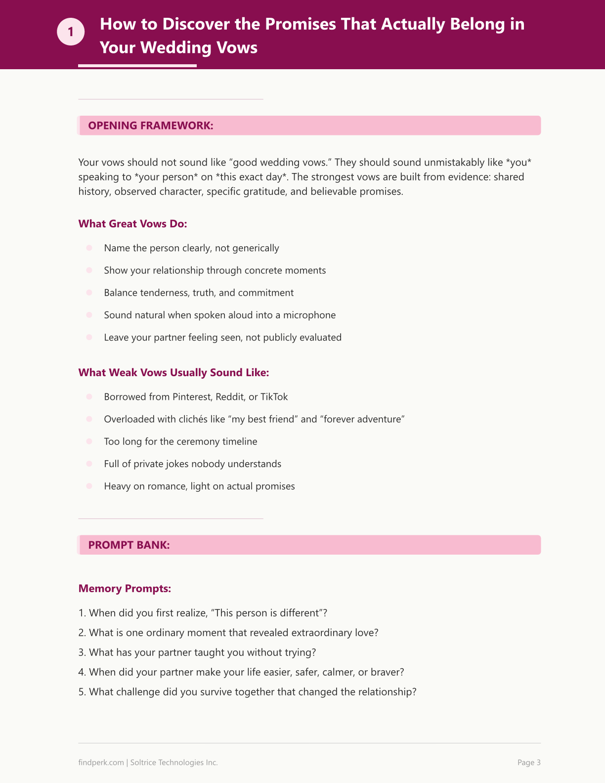 Wedding Vow Writing Guide with Prompts and Examples