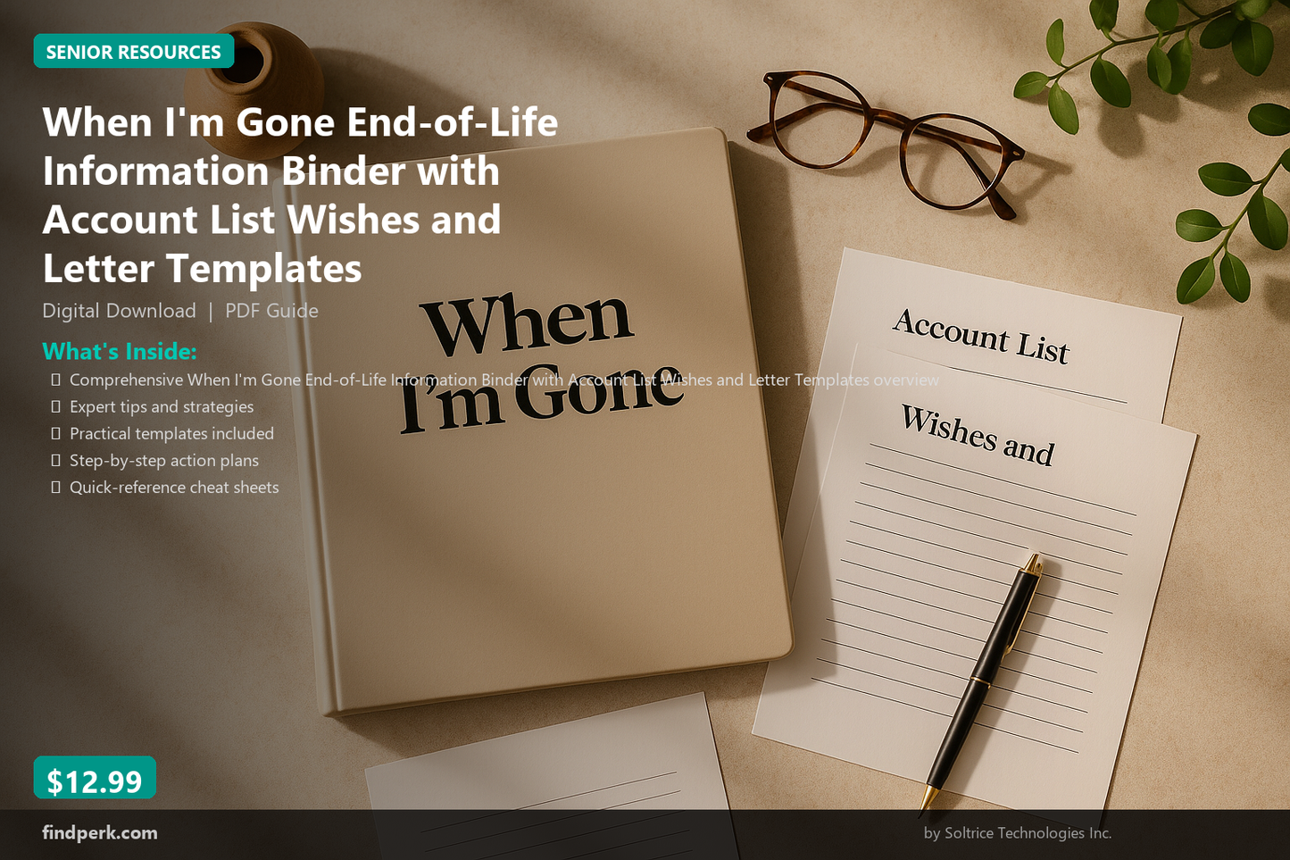 Cover image for when-im-gone-end-of-life-information-binder-with-account-list-wishes-and-letter-templates