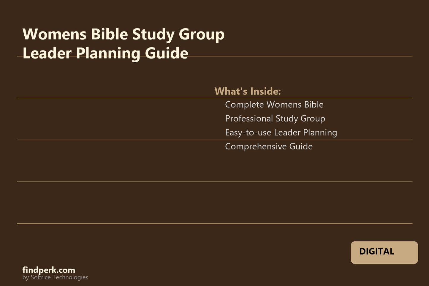 Womens Bible Study Group Leader Planning Guide