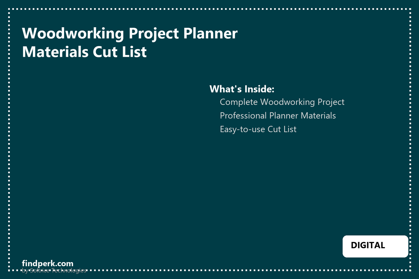 Woodworking Project Planner Materials Cut List