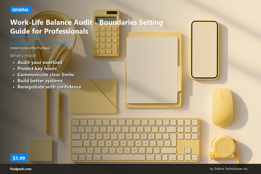 Work-Life Balance Audit - Boundaries Setting Guide for Professionals