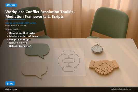 Workplace Conflict Resolution Toolkit - Mediation Frameworks & Scripts